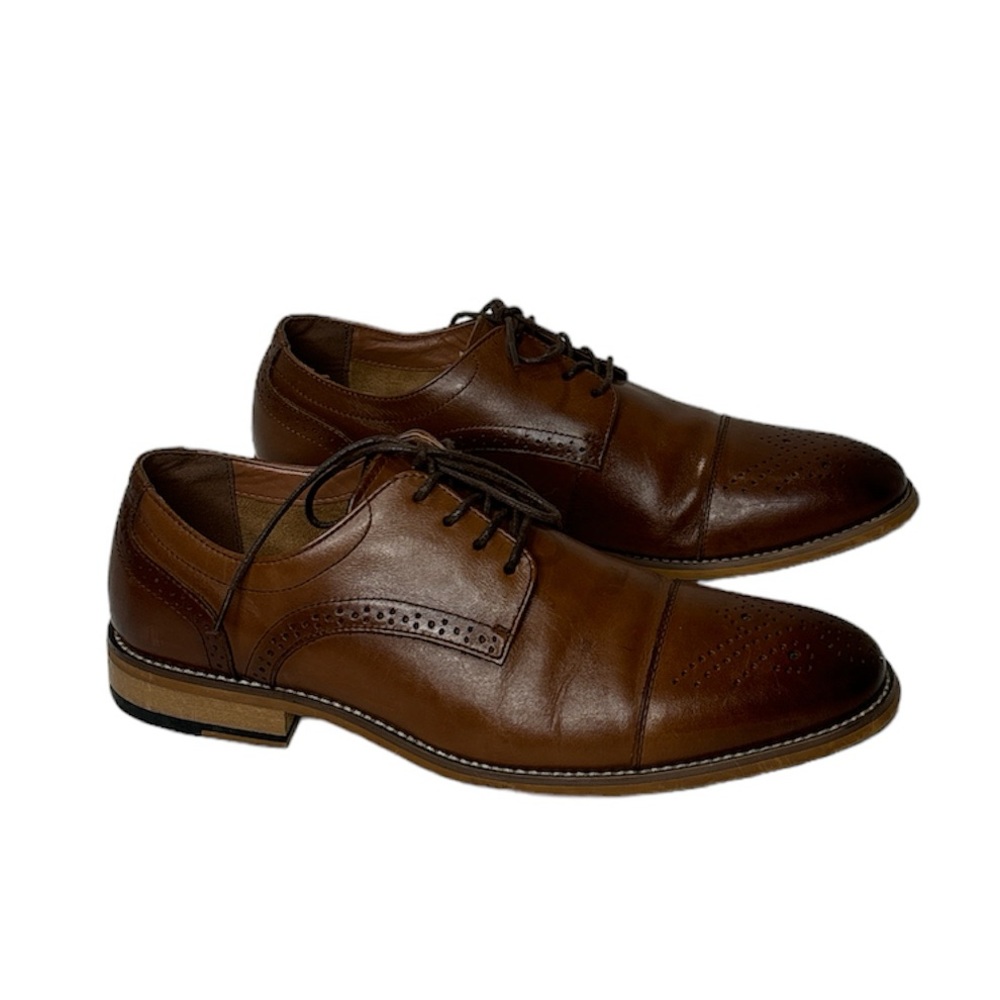 Stacy Adams Classic Men's Brayden Cap-Toe Lace-up Oxford Dress Size 8.5